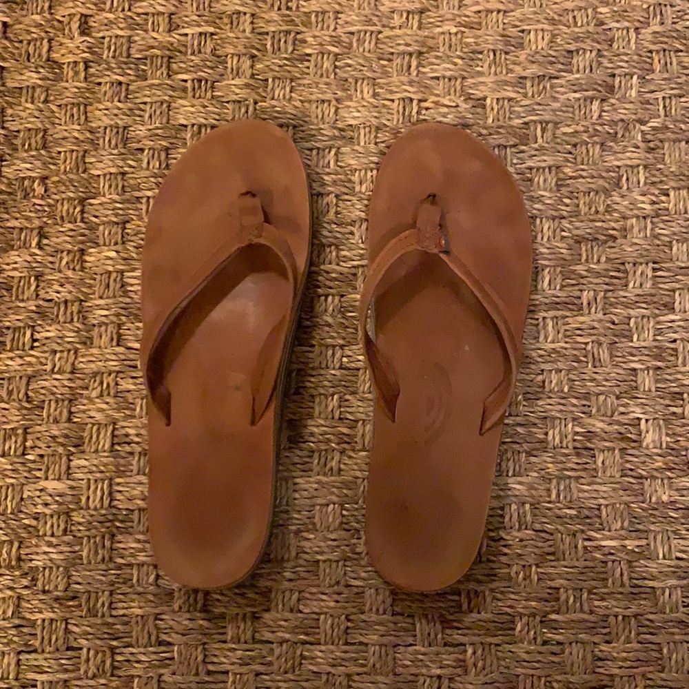 Rainbow Double Layer Arch Support Classic Leather